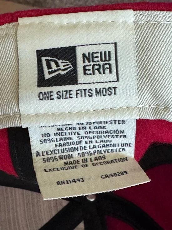 Red Fear of God New Era Kansas City Monarchs 9FORTY Baseball Cap - Picture 5 of 5